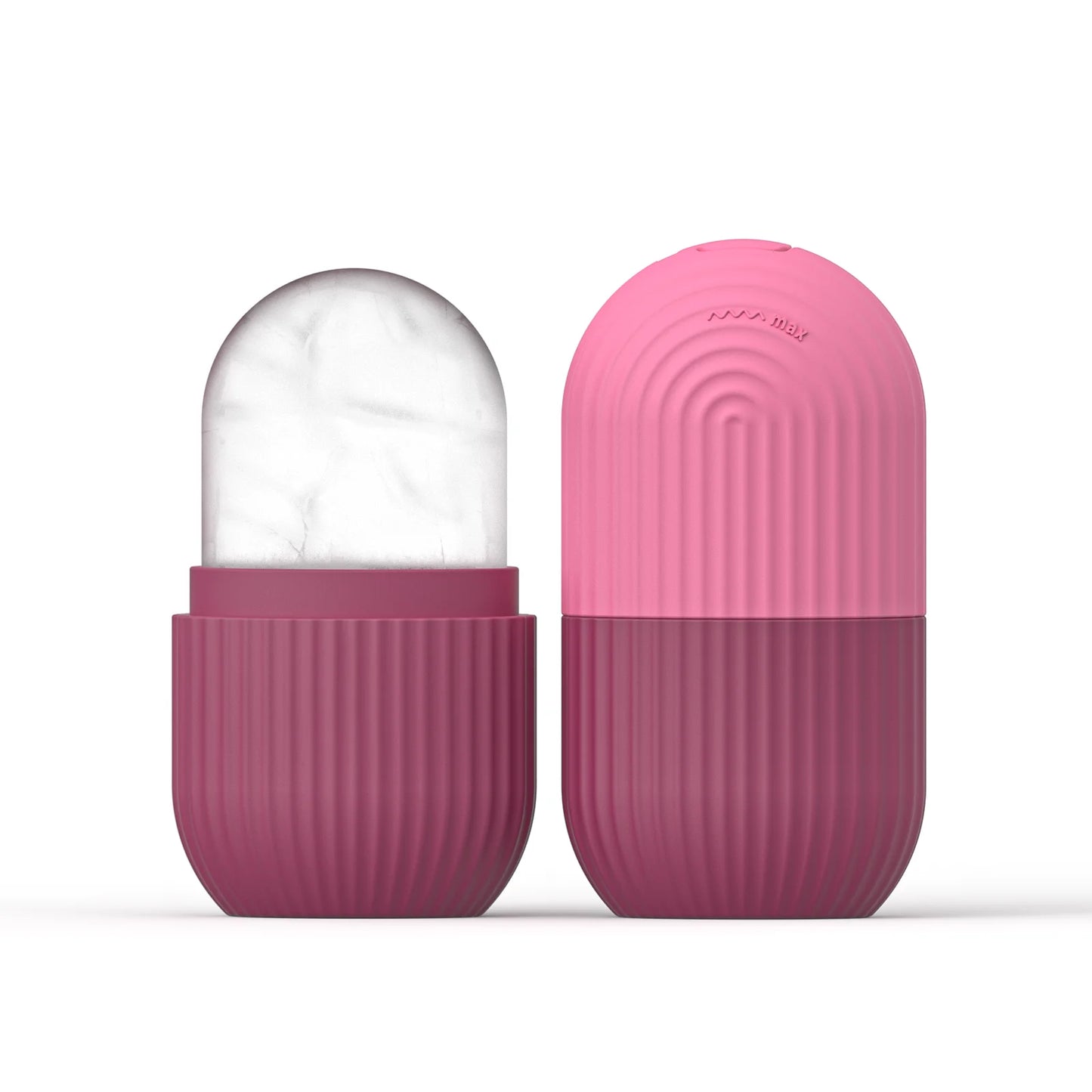 Silicone Face Ice Cube Mold & Roller for Skincare