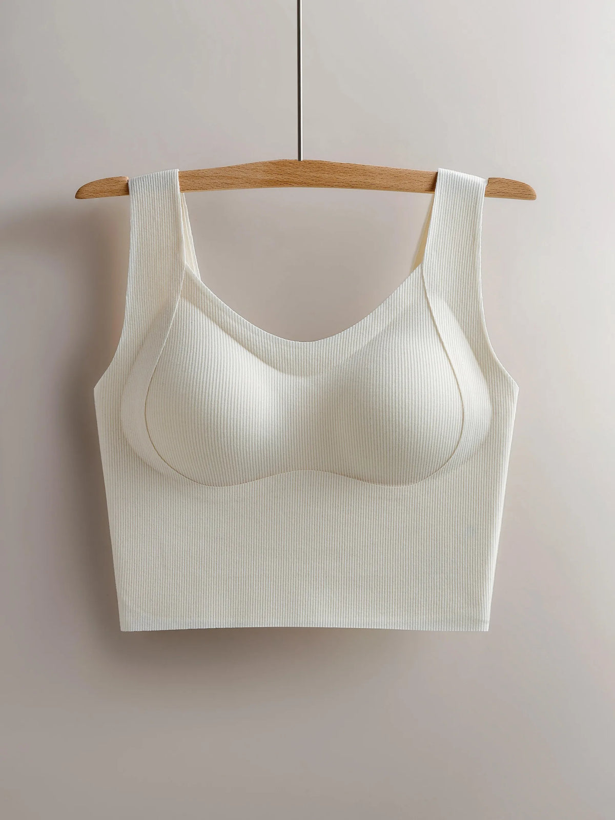 Women's Ribbed Warm Vest Top with Built-In Bra Pads - photo 10