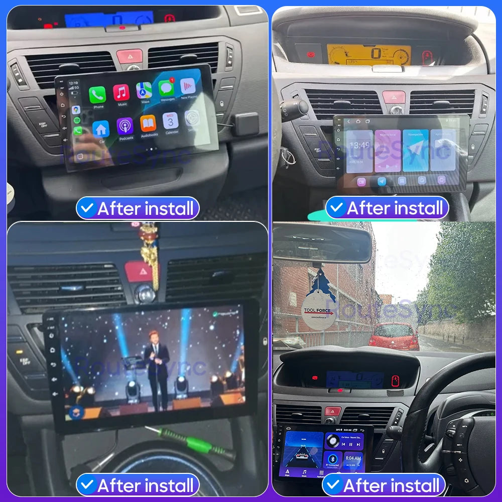 Android For Citroen C4 Grand Picasso 2006 2007 2008 - 2013 Car Multimedia Player Carplay Auto Radio Video Stereo Navigation GPS