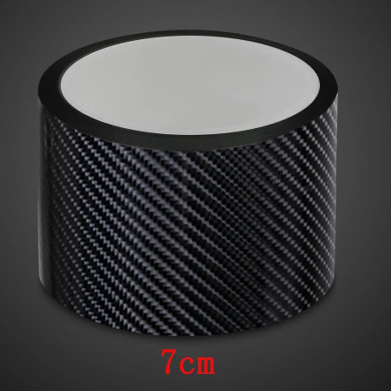 DIY Nano 3D Carbon Fiber Car Stickers Door Sill Protector Bumper Tape Car Protector Strip Waterproof Protection Film 1/3/5/7/10M