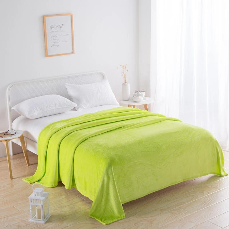 Heavyweight Flannel Throw Blanket - Soft Printed Blanket in Many Colors - photo 4