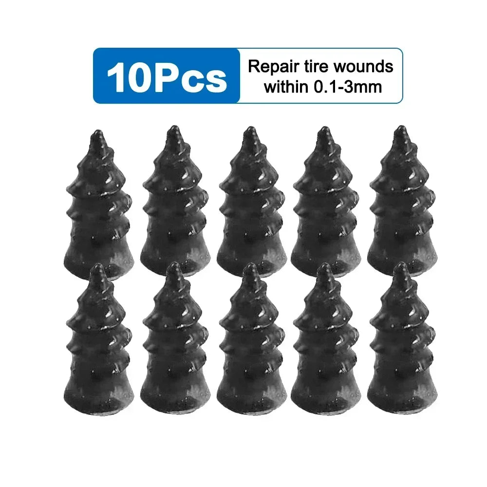 100pcs  Automotive Tire Repair Nail Universal Set Automotive Motorcycle Tire Repair Nail Bicycle Tire Perforation Repair Tool