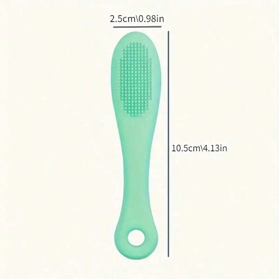 1 soft silicone brush, cleans the face, removes blackheads, cleans the nose, exfoliates, washes the facial brush