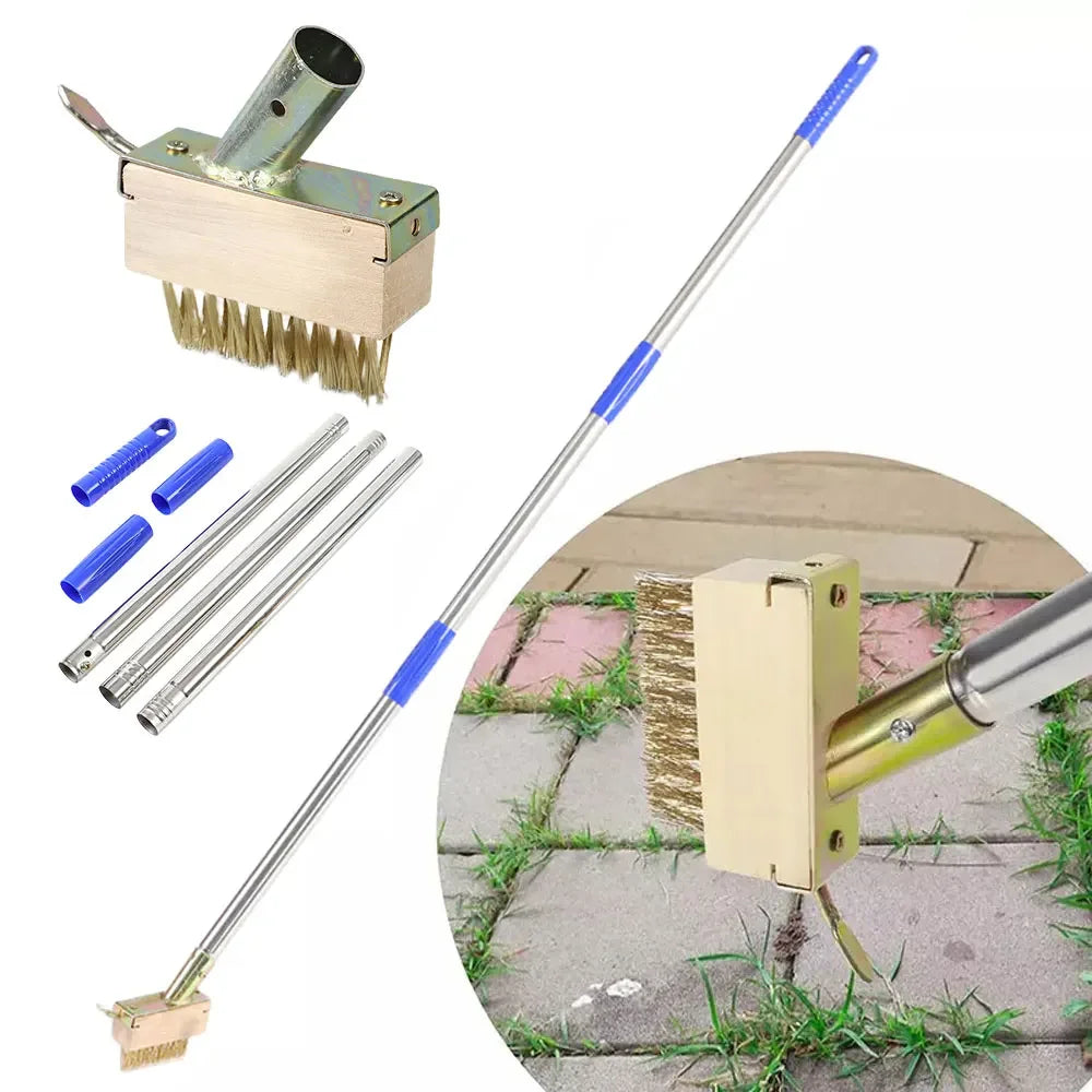 Joint Brush Manual Weeders Bristles Replacement Brushes Garden Cleaning Brushes for Moss and Weeds Steel Brush