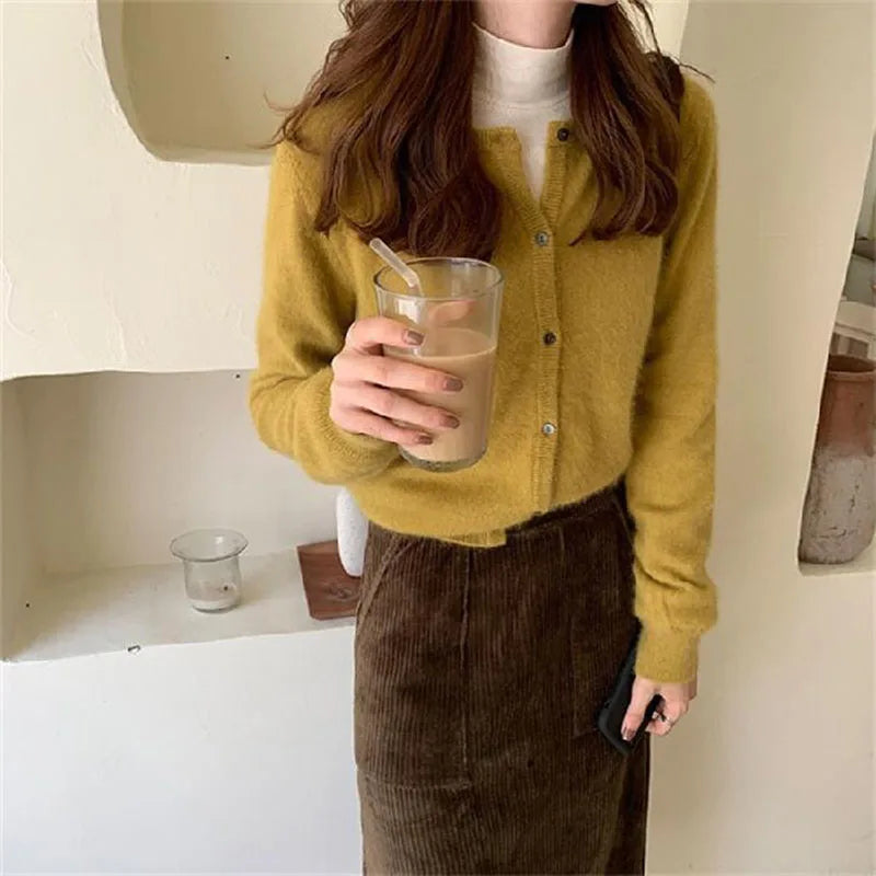 Women's knit cardigan - view 3