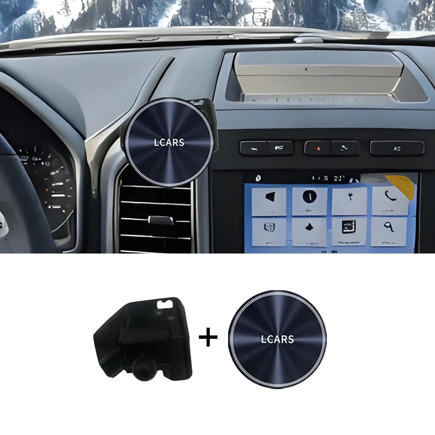 Magnetic Adjustable Phone Mount for Ford F-150 Raptor 2015–2018