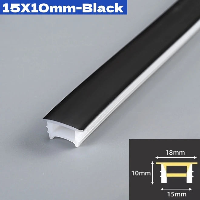 Flexible LED Neon Rope Diffuser Channel — WS2812B Compatible