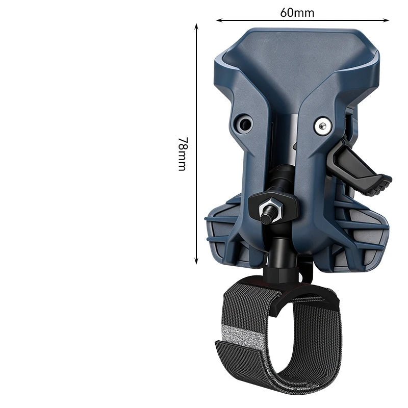 High-Hardness Self-Locking Drill Holder with Belt Clip Quick Release Power Tool Waist Holster Thickened Portable Storage