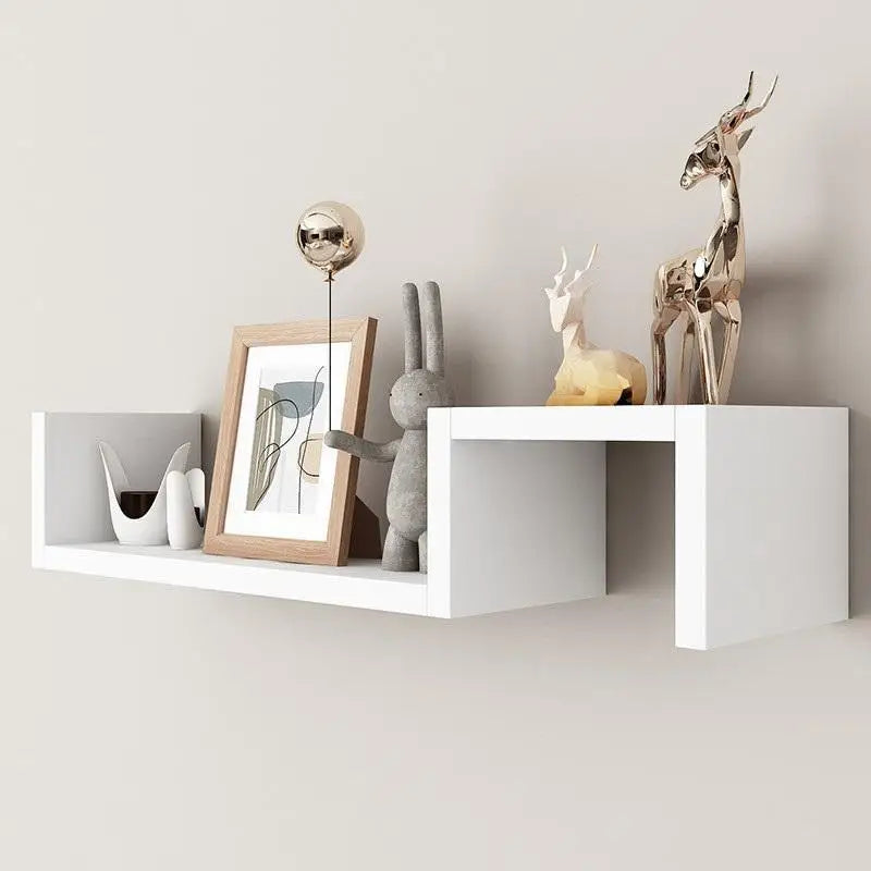 Wall-mounted Shelves For Living Room And Bedroom, Featuring Simple, Freely Combinable, And Creative Grid Designs