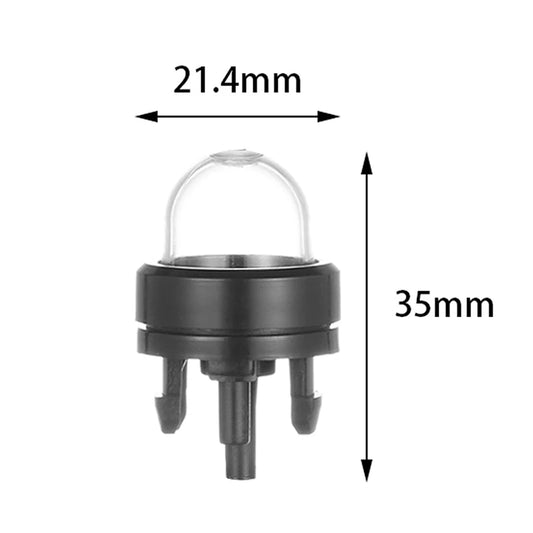 1 or 5-Piece Clear Snap-In Carburetor Primer Fuel Bulb Pump Kit for Chainsaws & Trimmers - photo 2