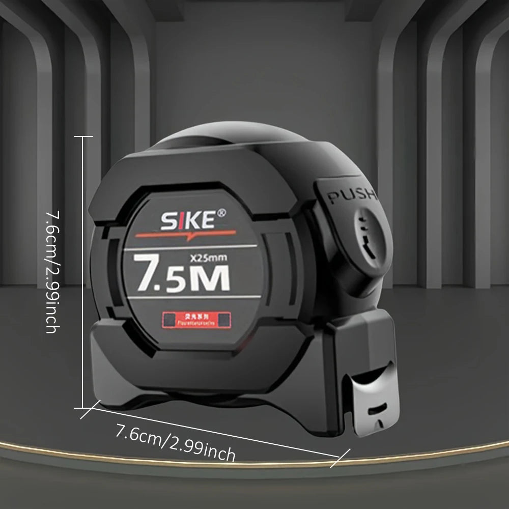 1 piece 5m, 7.5m and 10m high precision laser measuring tape, heavy duty thickened ruler, self-locking design Measuring tools