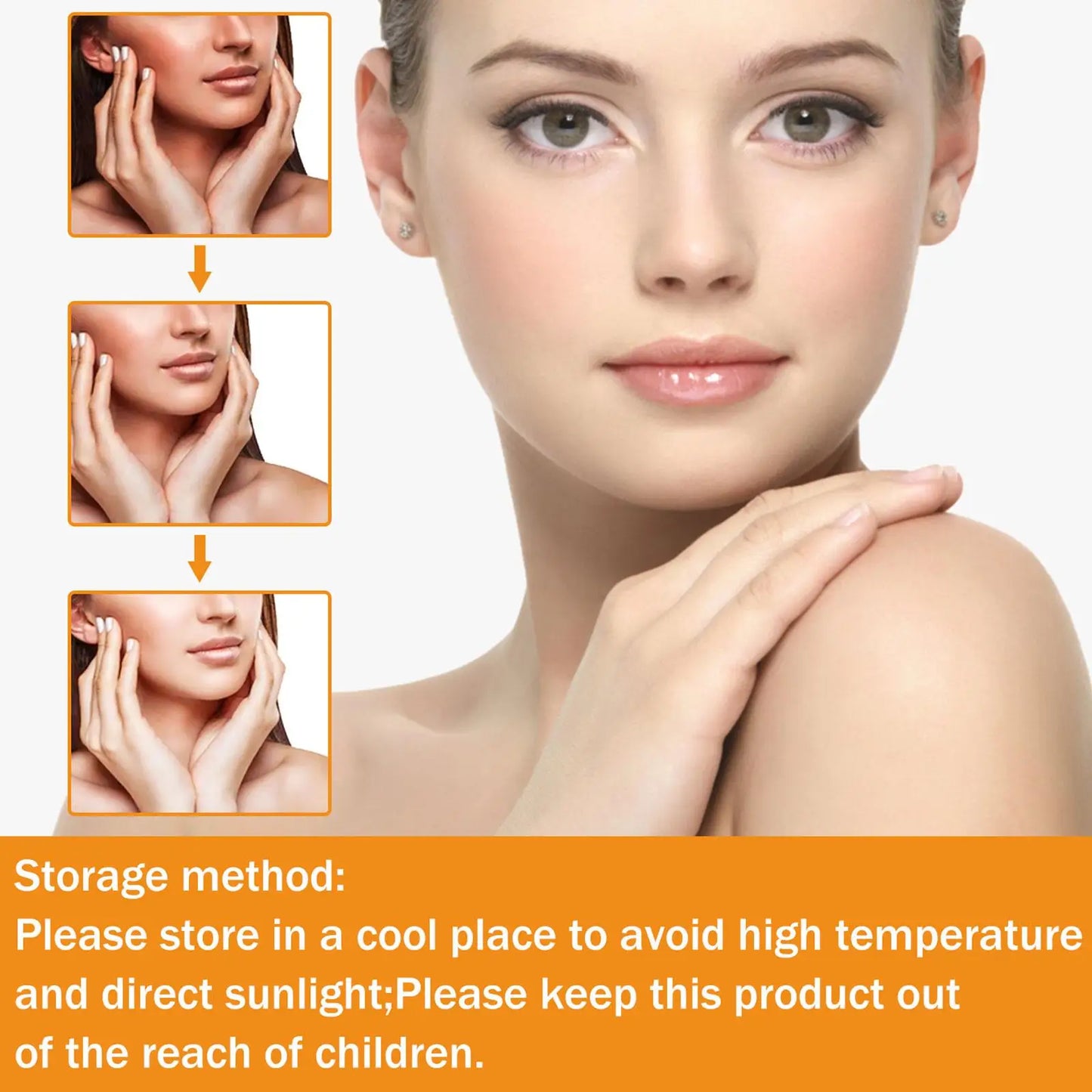 Vitamin C Brightening Facial Serum – Hyaluronic Acid, Aloe & Rose Oil | Dark Spot Care 30ml