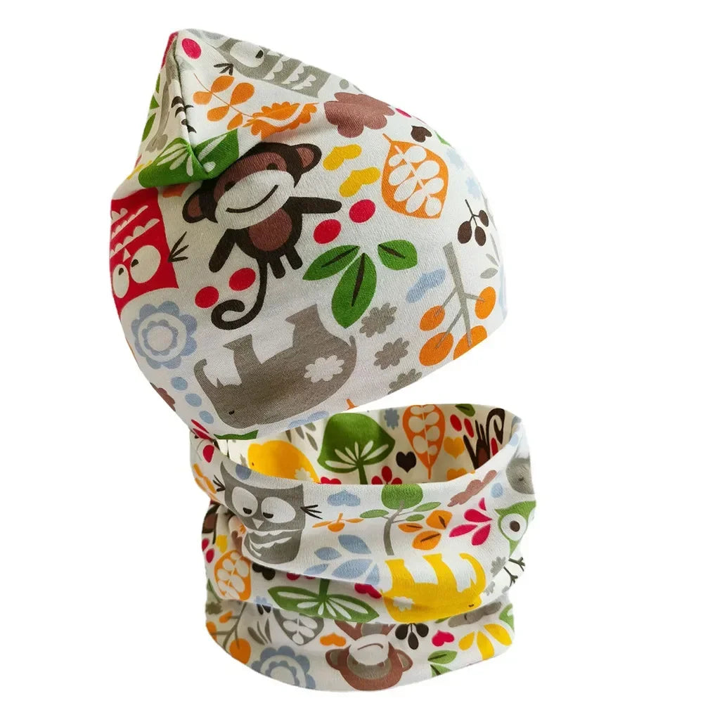 Kids Dinosaur Hat and Scarf Set - Cartoon Beanie with Neck Warmer - photo 4