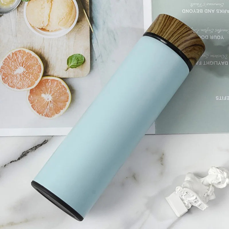 Logo Customize Thermos Mug Coffee Cup With Lid Thermocup Seal Stainless Steel Vacuum Flasks Thermo Mug For Car Water Bottles
