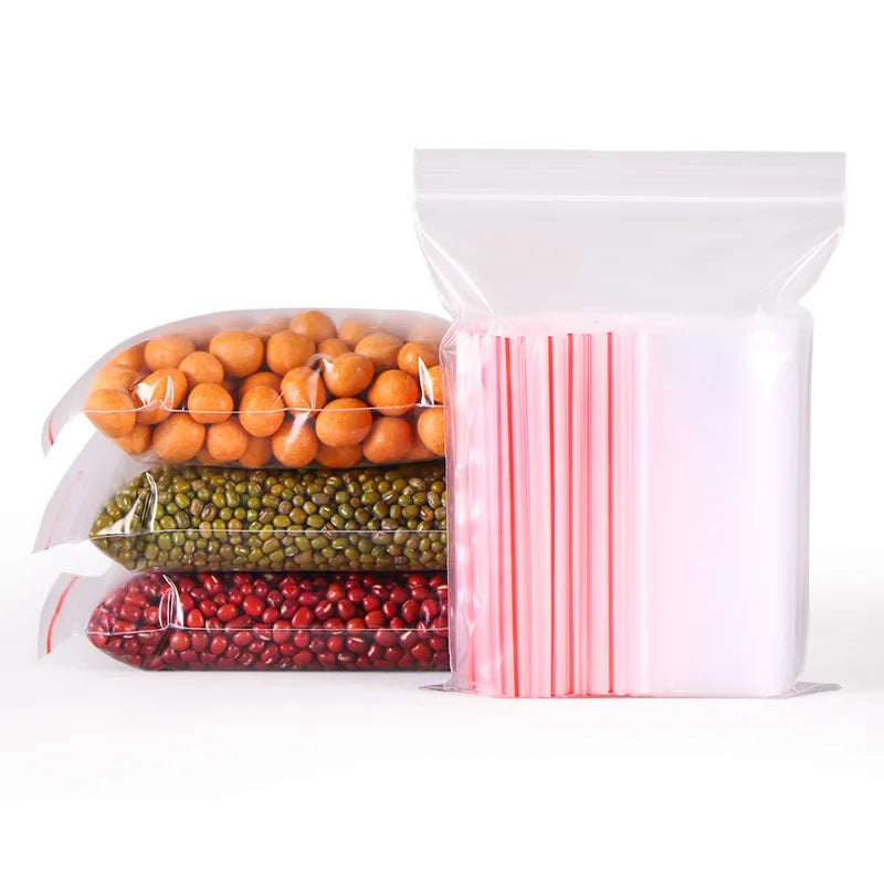 Small Reclosable Zip Lock Plastic Bags – Clear Resealable Storage for Food, Jewelry & Small Parts | Multiple Sizes
