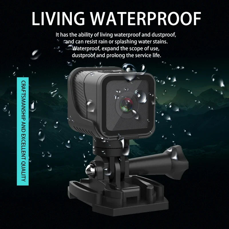 1080P Mini WiFi Camera — Portable Outdoor Sports & Bike Recorder