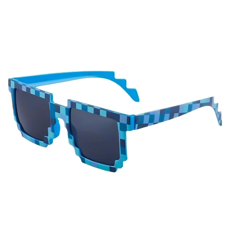 Pixel Theme Party Favors Pixelated Sunglasses Silicone Bracelets Birthday Decoration Party Supplies Gift