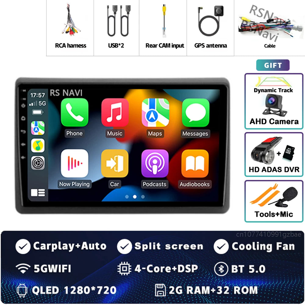 Android Car Stereo for Renault Master (2019–2022) — Wireless CarPlay, Android Auto, GPS, 360° Camera Ready