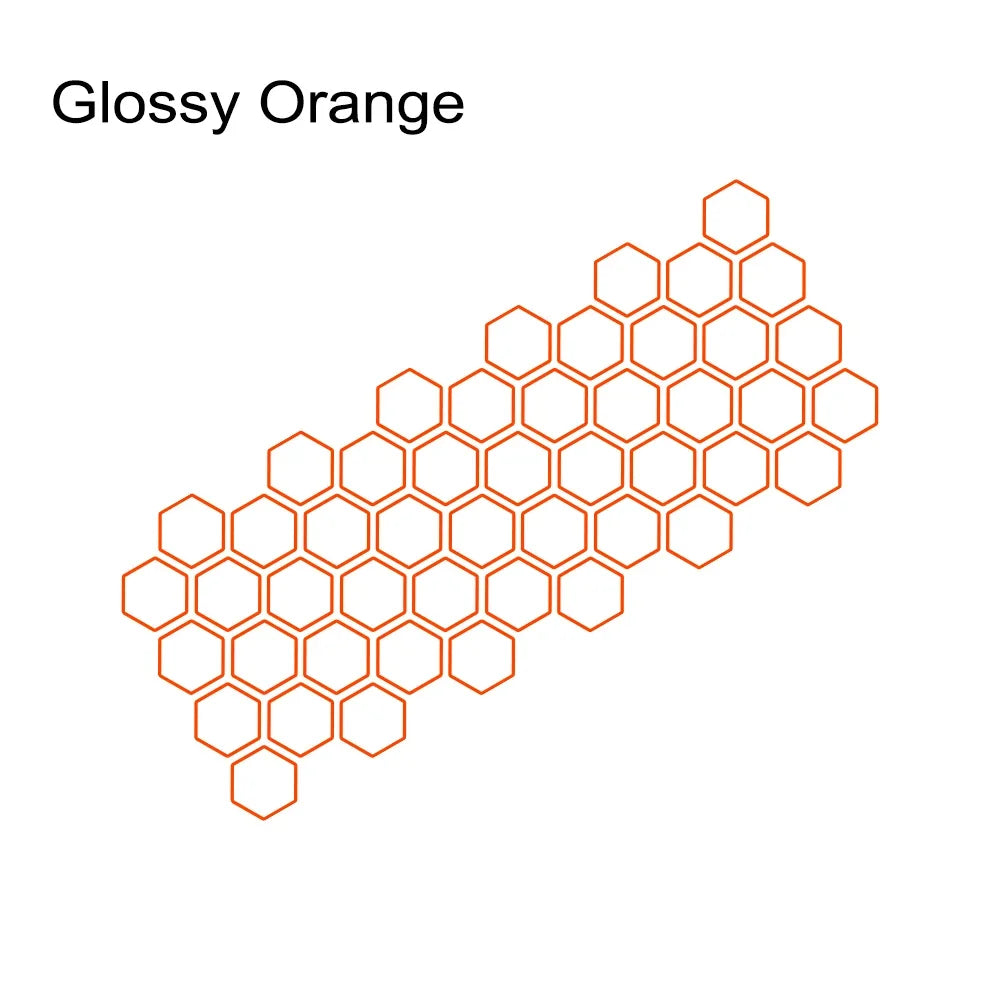 Honeycomb Side Graphic Car Decal — Vinyl Tuning Sticker, Universal