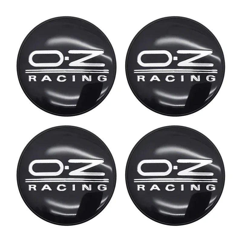 4 pieces 56mm 60mm 65mm 68mm Car Wheel Center Cap Logo Hub Badge Rims Cover For OZ RACING/BBS/Opel multiple sign Styling