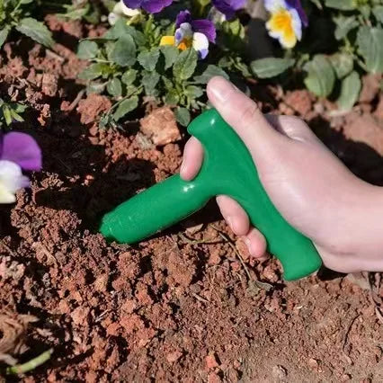 1pc Handheld Garden Hole Puncher Clear Scale Planting Tools Lightweight Digging Hole Tool Sowing Seeds Dispenser For Hole Diggin