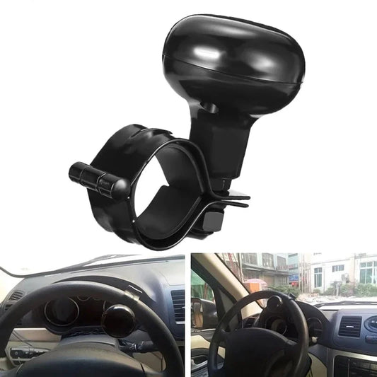 Heavy Duty Steering Wheel Cover with Spinner Knob, Anti-Slip