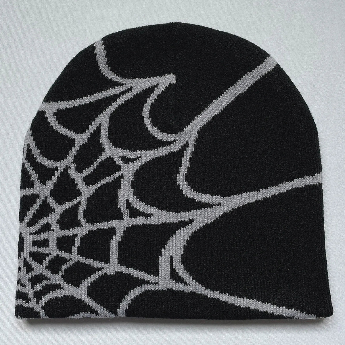 Spider Web Knit Beanie, Unisex Y2K Hat
