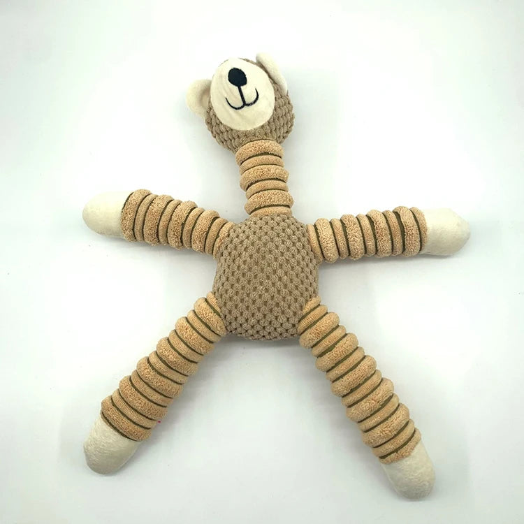 Soft Squeaker Plush Dog Toy - Interactive Puppy Toy – photo 7