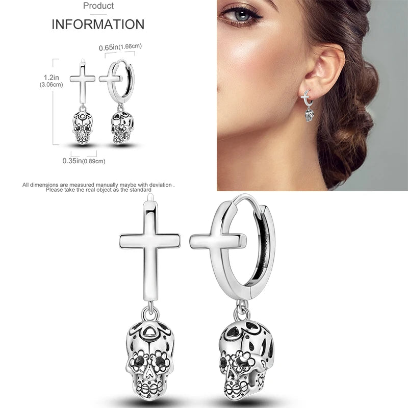 Sparkling Gold Woman Hoop Earrings 925 Sterling Silver Butterfly Colored Zirconium Earrings for Women Jewelry Anniversary Gift