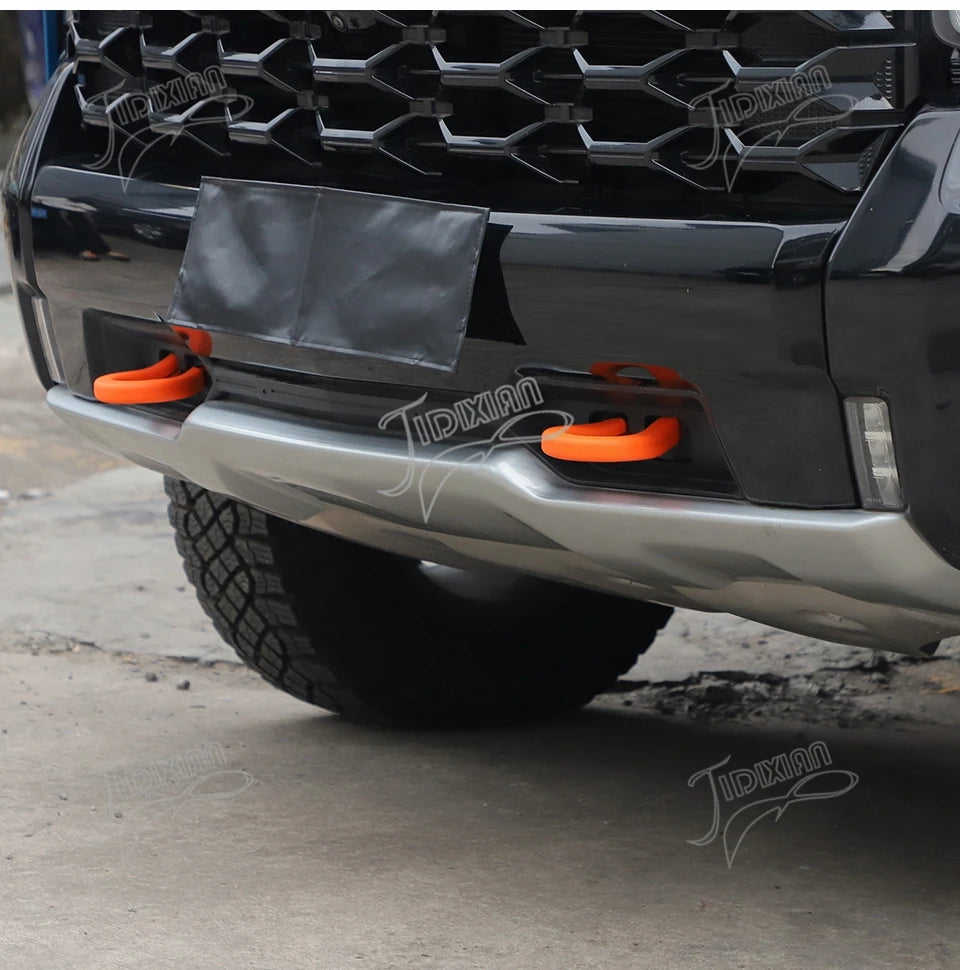 JIDIXIAN Fit for Chevrolet Silverado for GMC Sierra 2014-2026 Car Exterior Front Bumper Trailer Tow Hook Protective Cover