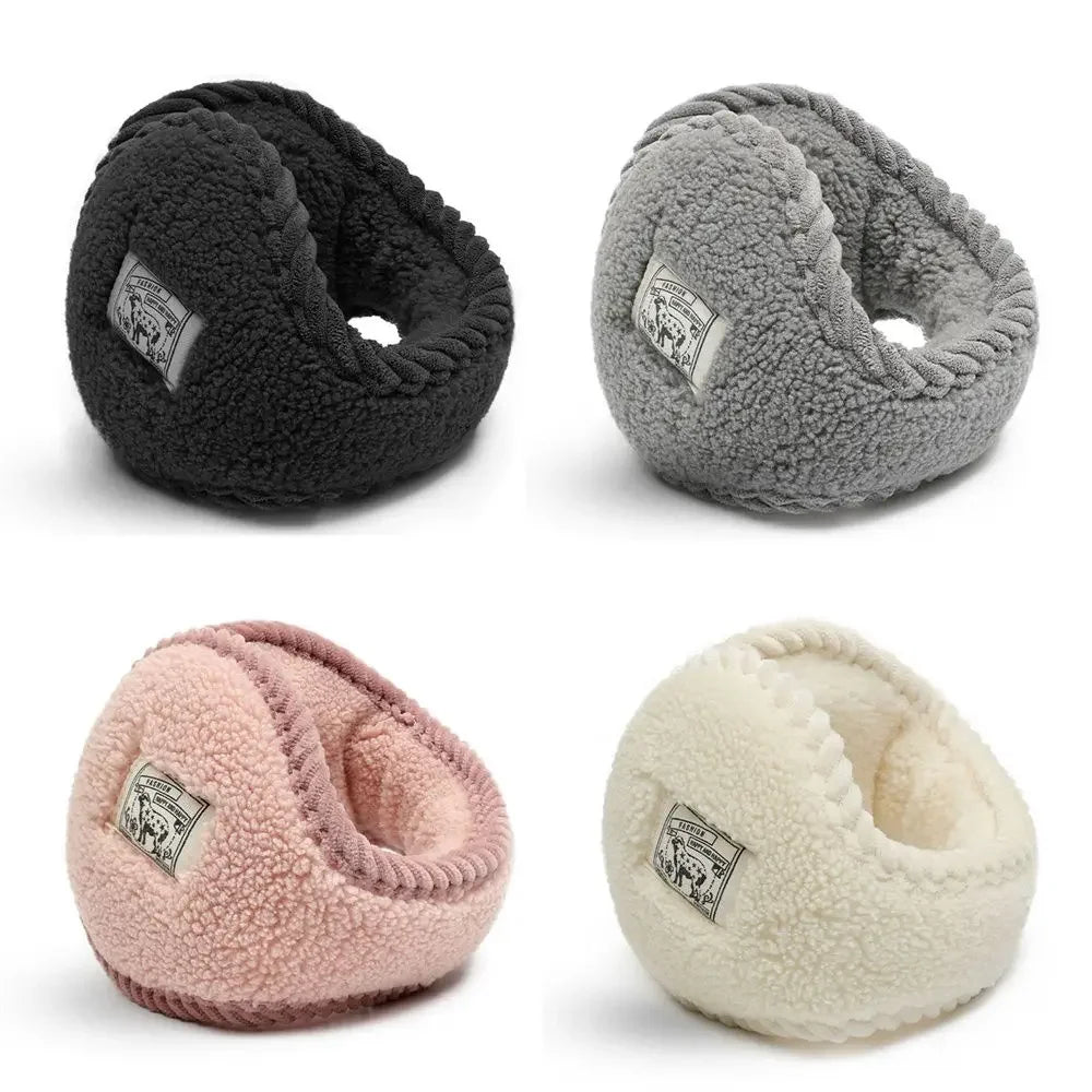 Women's Plush Earmuffs - Solid Color Windproof Ear Covers - photo 2