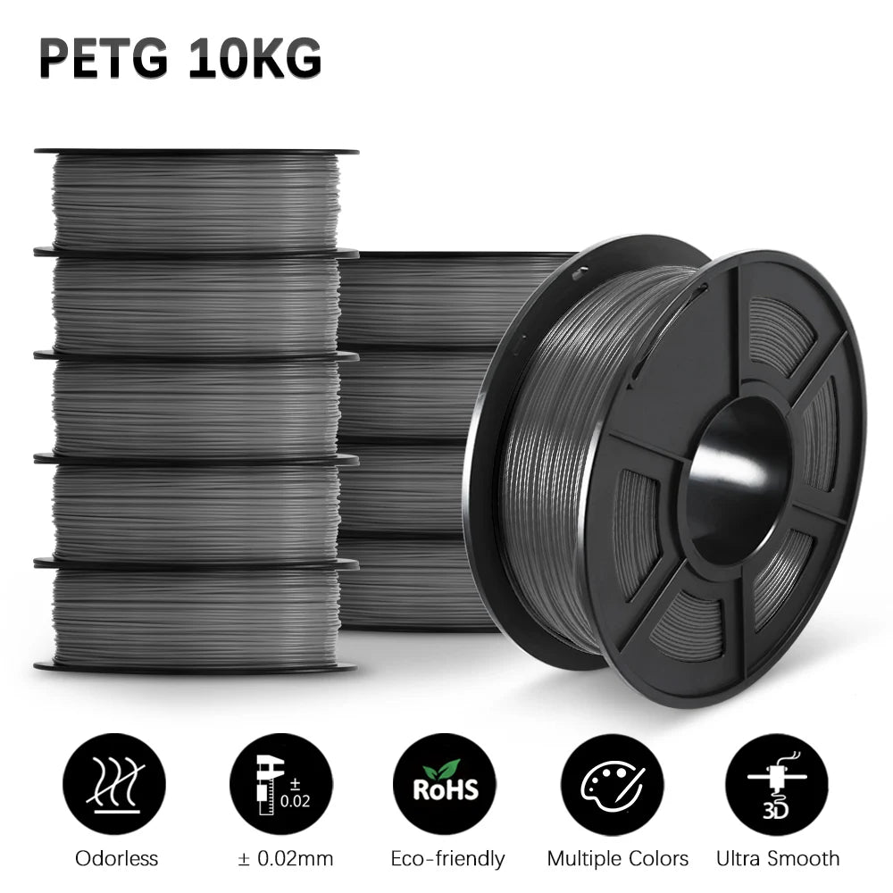 SUNLU 3D Filament PLA/PLA META/PETG/ABS/TPU/PLA MATTE 1.75mm 10Roll 1KG/0.5KG 3D Printer Filament for 3D Printer