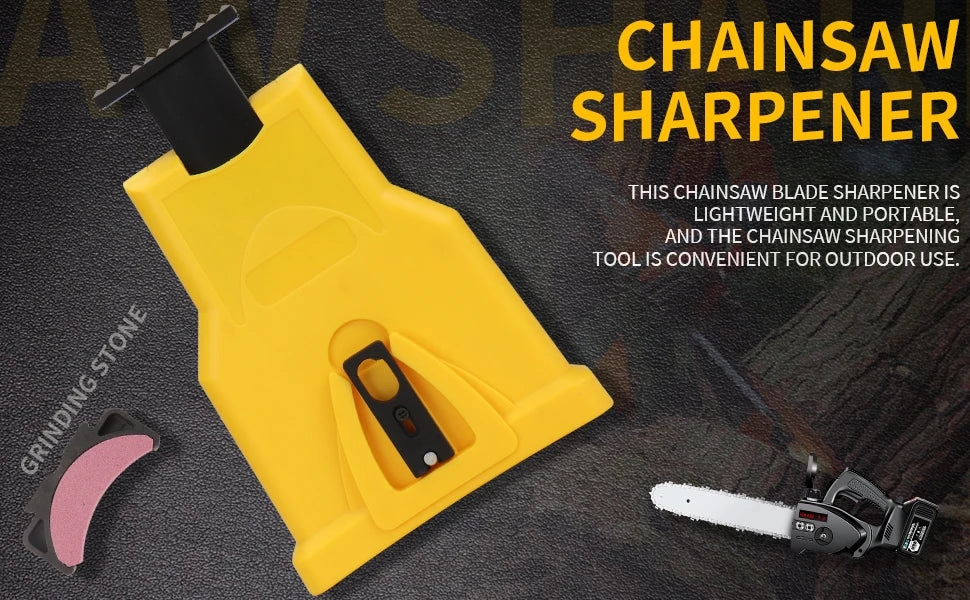 Quick Chainsaw Teeth Sharpener Handheld Chainsaw Maintenance Tool Fast Grinding Chainsaw Chain Sharpener Tool