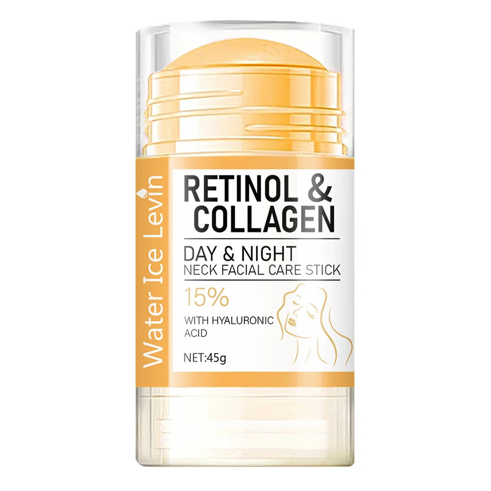 Retinol & Collagen Neck and Face Care Stick — Hyaluronic Acid Firming Balm, 45g