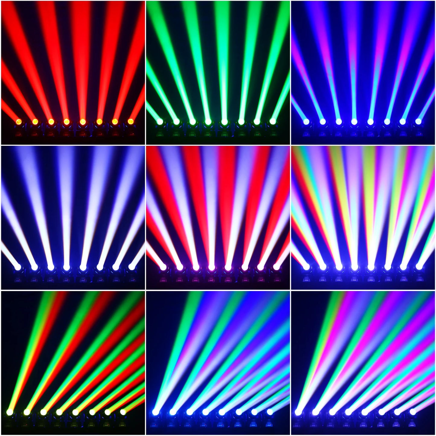 U'King 1/2Pcs 40W Beam Moving Head Light RGBW Disco DJ Lights DMX Stage Light For Wedding Party Concert Nightclub Dance Hall KTV