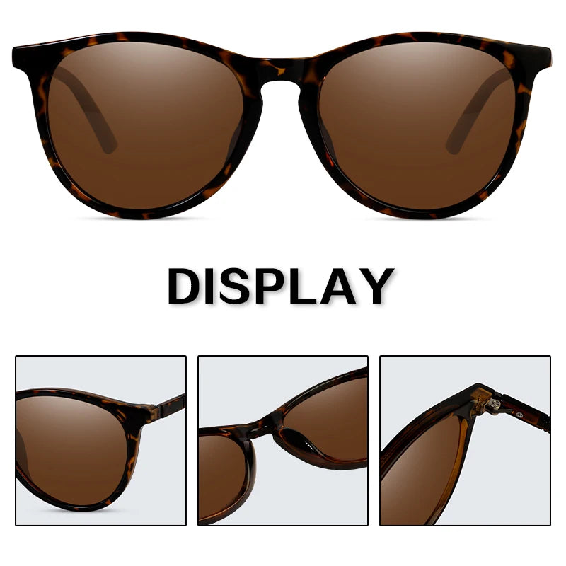 Polarized Sunglasses for Women — Pink Tint, UV400 Protection