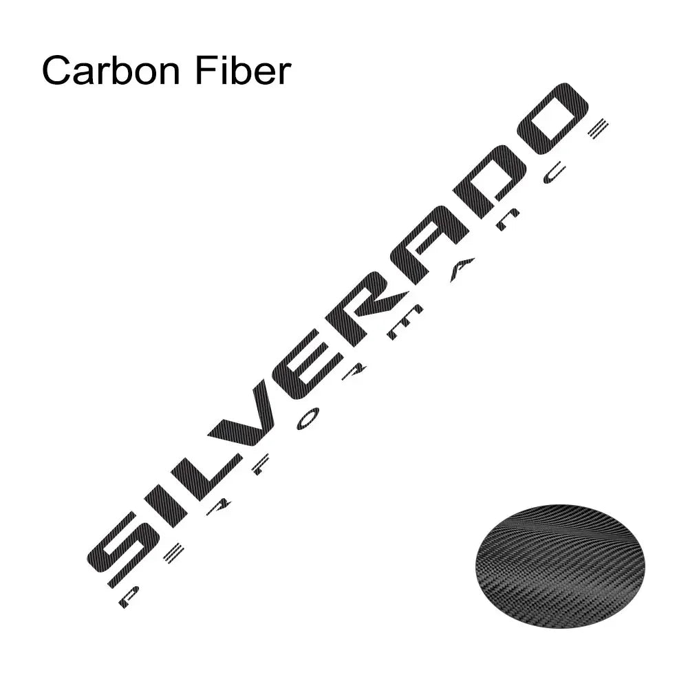 Front Windshield Vinyl Banner Decal — Chevrolet Silverado 1500/2500