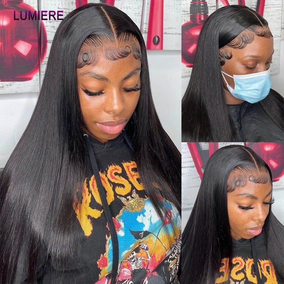 32 Inch 18A Bone Straight Human Hair Bundles 3/4 Bundles Hair 100% Raw Human Hair Bundles Deal Brazilian Virgin Hair Extensions