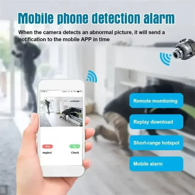 X5 Mini Security Camera — 1080P Night Vision Wireless Monitor