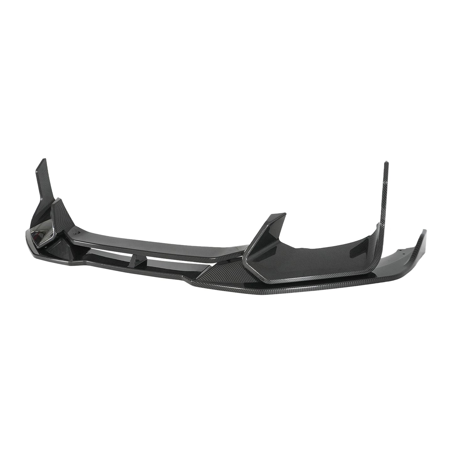For Kia Stinger 2026-2026 A Set Of Front Bumper Lip Ad Style Car Accessories Carbon Fiber Painted Glossy Black Body Kit