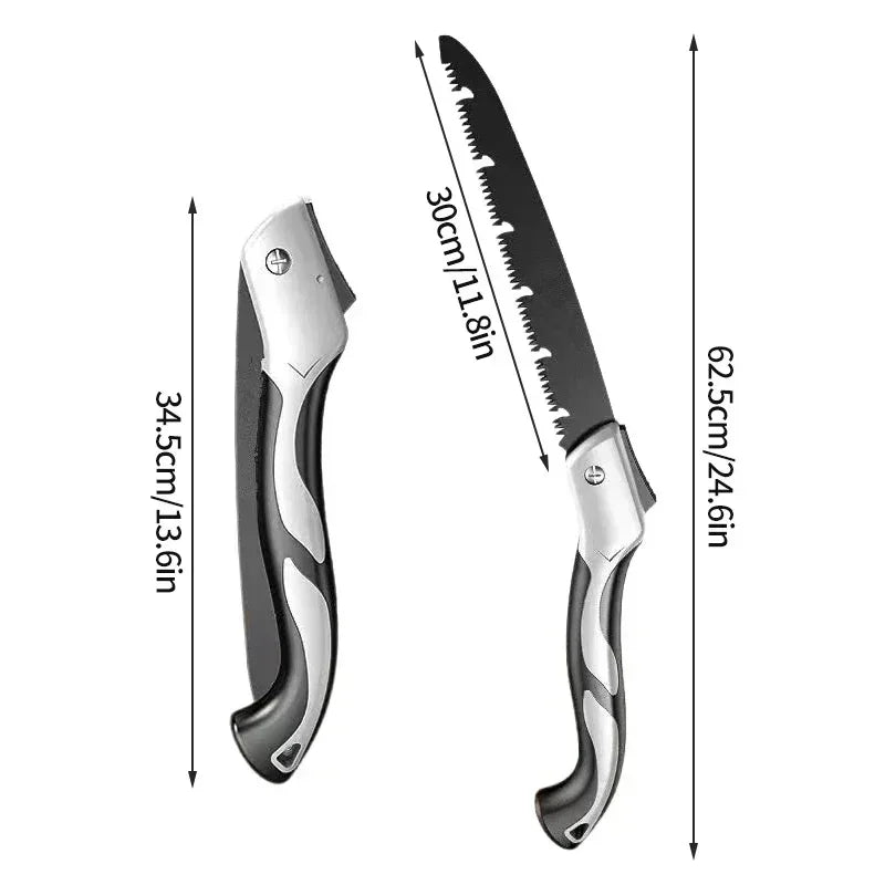 Folding Hand Saw – Portable Multifunctional Logging & Pruning Saw for Garden & Outdoors