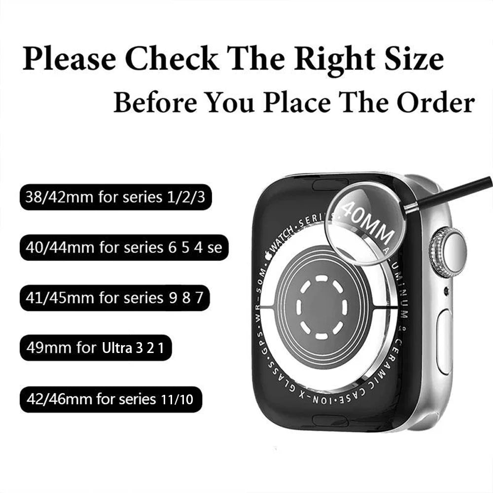 360 Full Waterproof Case Tempered Glass Protection for Apple Watch 46mm 45mm 44mm 41mm 40mm 42mm IWatch Series 11 10 9 8 7 SE 3