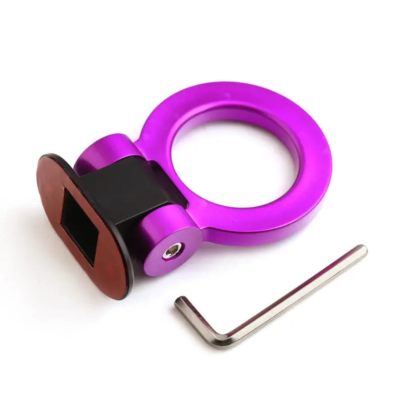 2 Car Style Trailer Hooks Designs，Decorative Car Sticker,Front Rear Trailer,Racing Ring Simulation,Vehicle Trailer Hook