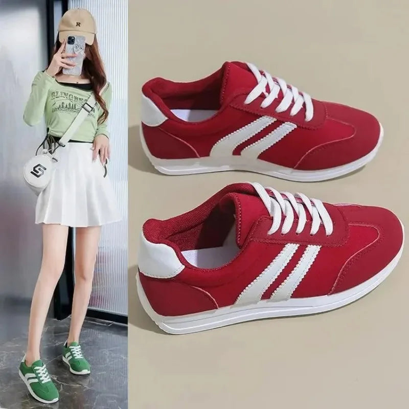 Slip-On Running Sneakers for Women — Soft-Sole Versatile Casual Shoes