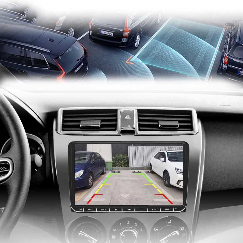 2 Din Android 16 Car Radio 9'' GPS With Carplay For VW/Volkswagen Passat Golf MK5 MK6 Jetta EOS POLO Touran Seat Sharan
