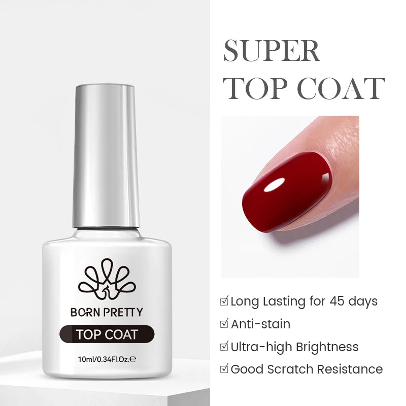 BORN PRETTY Christmas Green Glitter Gel Nail Polish 10ml Sparking Red Glitter White Gold Silver Santa Winter Snowflake Soak Off