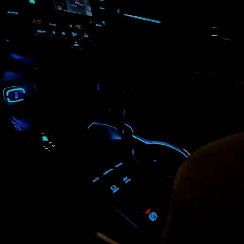 LHD Car Co-pilot Atmosphere Light Lamp Interior Ambient Bright for Toyota Camry XV70 cup light 2018-2023 2in1