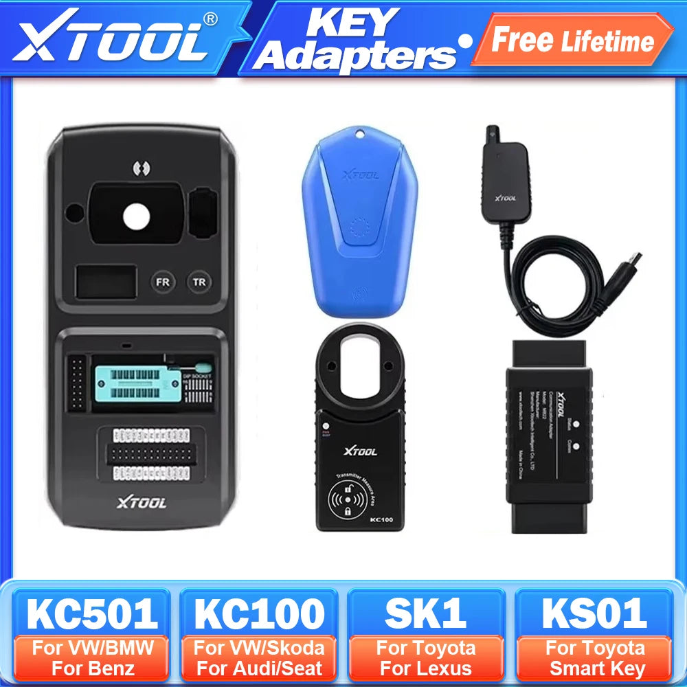 XTOOL KC501 KC100 KS01 SK1 M822 OBD2 Diagnostic Key Programming For X100PAD3 X100MAX PAD Elite D7S D8S D9S For Toyota