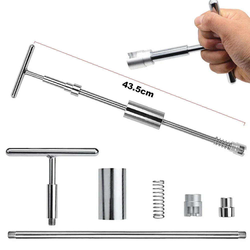 Complete Paintless Car Dent Removal Tool Set – Slide Hammer, T-Bar, Bridge Puller & Reusable Tabs
