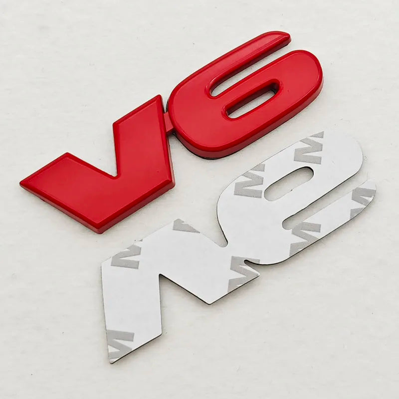 3D Car Sticker Logo V6 4X4 SR5 TACOMA Trunk Badge Door Waier Line C-Pillar Emblem Decals For Toyota TACOMA N170 N260 N300 N400